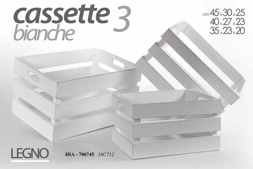 Set cassette scatole box in - box,