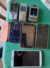 LOTTO 7 TELEFONI CELLULARI TELEFONINO SAMSUNG NOKIA MOTOROLA SIEMENS MICROSOFT