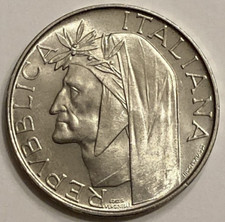 500 Lire Argento Dante. Moneta