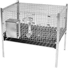 MALE RABBIT CAGE cm 73x50x80h