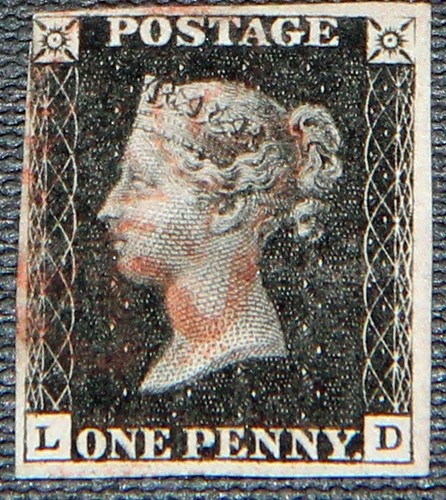 1840 penny nero 4 - 1840, 1d