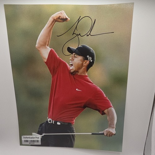 Autografo firmato tiger - tiger, woods