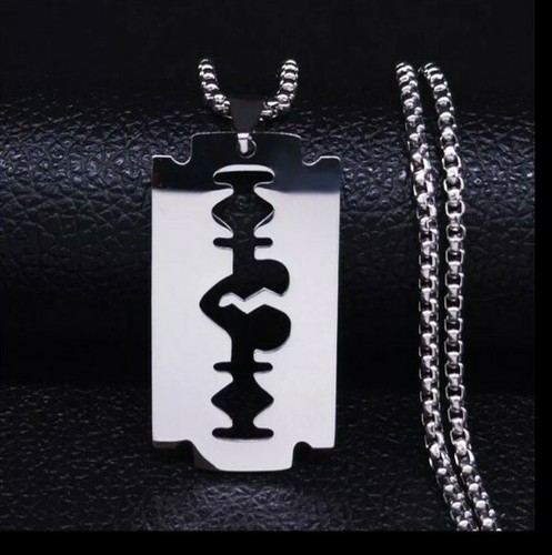 Collana lametta acciaio inox - lametta,