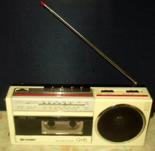 Sharp qt15 radiocassette - sharp,