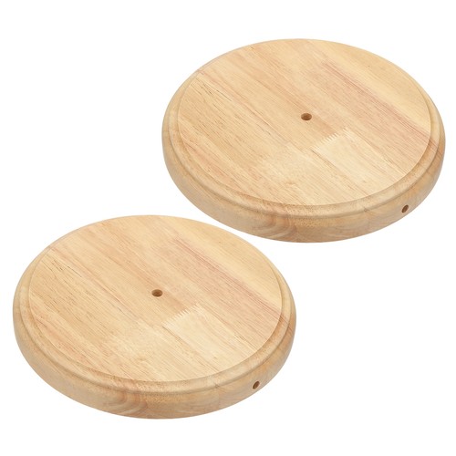 2pci base per lampada legno - 2pci,
