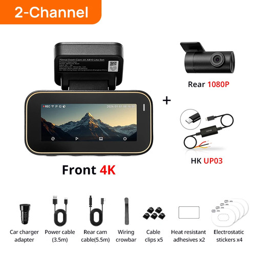 70mai a810 lite dash cam - cam, 4k