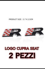 2 Pz SEAT R IBIZA TOLEDO CORDOBA LOGO EMBLEMA FREGIO STEMMA SCRITTA TARGHETTA
