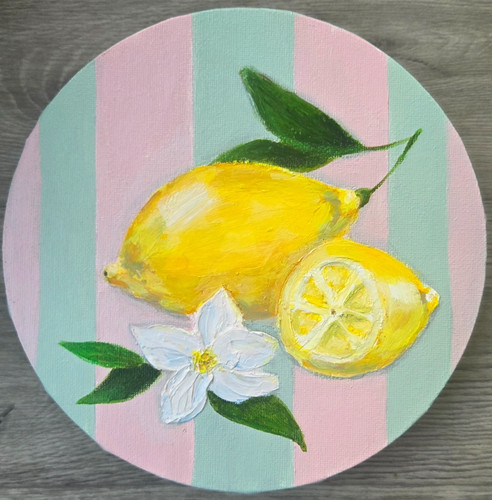 Limoni strisce sfondo - su,