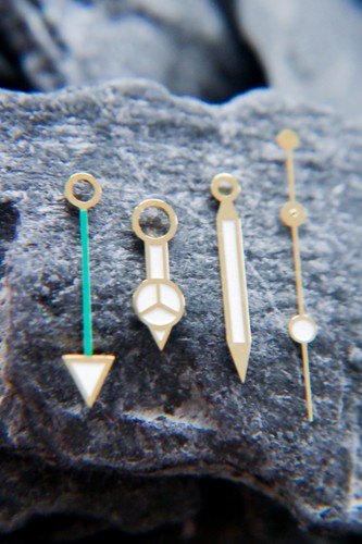Rolex hand set - set, gialli