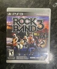 Rock Band 3 PS3 (Sony PlayStation 3, 2010) - CIB, con inserti TESTATO OTTIME CONDIZIONI