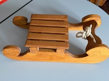 Slittino legno manufatto del - -manufatto,