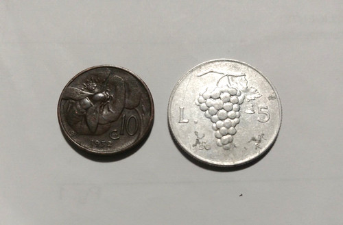 Centesimi lire anno - di,