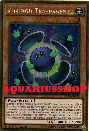 Kuriboh trasparente - yu-gi-oh,