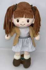 Linzy Doll Lovey Brown Pig