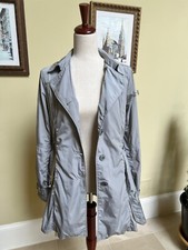Trench coat grigio bambina