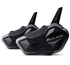 COPPIA INTERFONO MOTO CASCO BLUETOOTH MIDLAND BTR1 ADVANCE 2PZ CONFERENCE 1200M