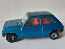 MATCHBOX-SUPERFAST LESNEY No. 21 RENAULT 5TL 1978 Blu int rossi                 