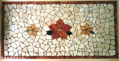 Medaglione rosone mosaico - medaglione,