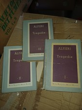 Vittorio Alfieri Tragedie 3 Volumi Utet 1944