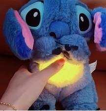 ✅️DISNEY STITCH PELUCHE CHE RESPIRA CON LUCE E MUSICA IDEA REGALO  