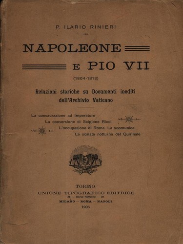 Napoleone pio vii prima - e,