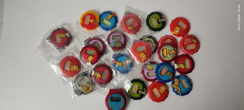 Cover per orologio - orologio, simpson