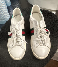 Gucci Men's White Leather