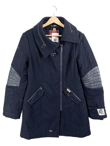 Khujo cappotto donna blu - cappotto, lana