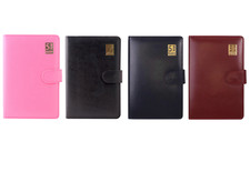 Diario imbottito aperto 5 anni in pelle look A5 colori assortiti