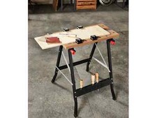 BANCO DA LAVORO PARKSIDE PIEGHEVOLE CON PORTA ATTREZZI LAVORARE LEGNO E METALLO