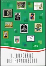 Il quaderno dei Francobolli 2014 Poste Italiane - vuoto con taschine