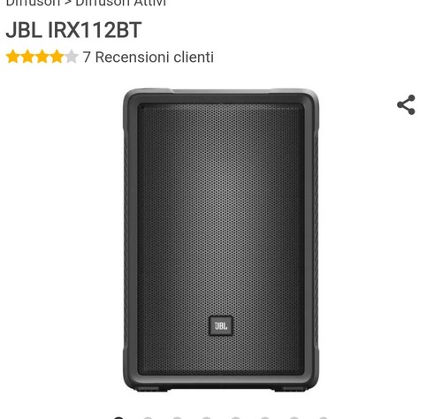 Coppia casse attive jbl 112bt - attive,