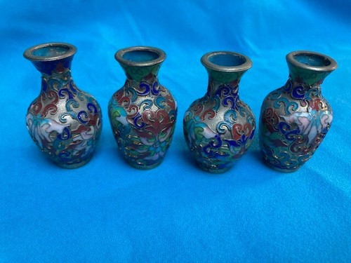 Set vasetti cinesi - 4, smalto