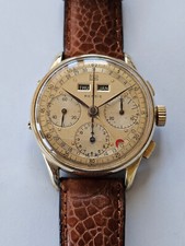 RENSIE-CRONO TRIPLO CALENDARIO-VALJOUX 72 C-DATO-COMPAX-RUOTA A COLONNE-BITONALE