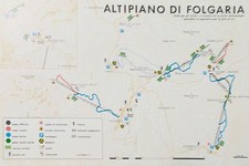 Cartolina - Altopiano di Folgaria - Le Piste di Sci - 1970 ca.