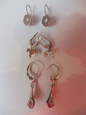 3 Paia Di Bellissimi Orecchini