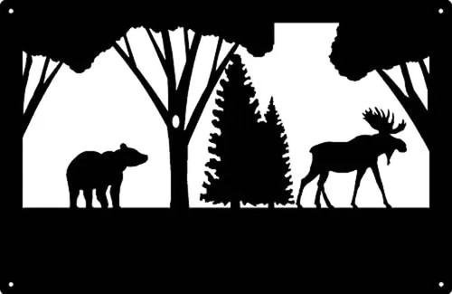 Insegna arte benvenuto orso - orso, e