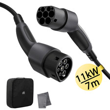 Cavo di ricarica 7 m 11 kW tipo 2 EV 16 A 3 fasi auto elettrica wallbox modalità 3 Tesla BMW ZOE