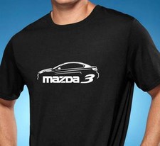 Maglietta Auto Mazda 3 Classic Design NUOVA SPEDIZIONE GRATUITA