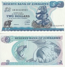 Zimbabwe 2 Dollari 1994 P 1d