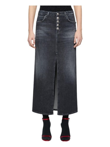 Dondup donna gonna lunga nero - donna,