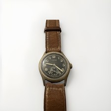 Civitas Swiss Military Watch WW2 1940s – Rare Vintage Manual Wind 15 Jewels