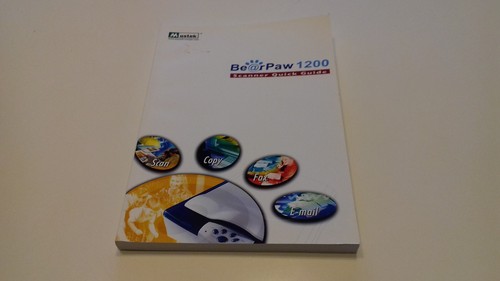 Mustek bear paw 1200 scanner - bear,