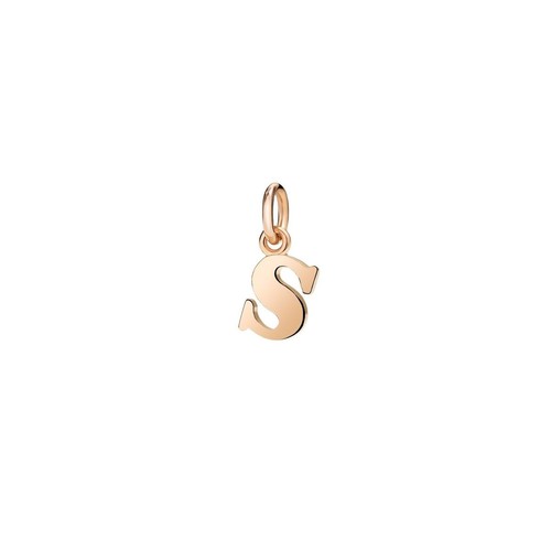 Dodo ciondolo lettera oro - in,