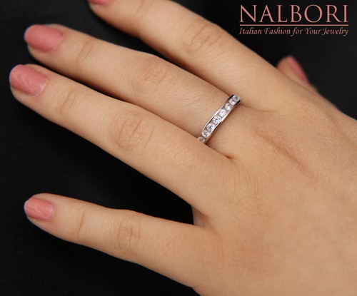 Anello argento 925 eternity - anello,