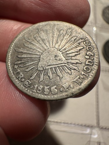 Real 1856 messico argento - real,