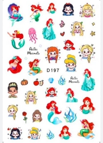 Adesivi nail art principesse - nail,