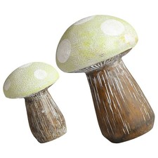  2 Pcs Statua Di Fungo in