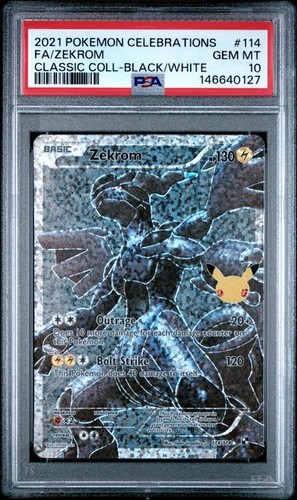 Psa gem mint zekrom - 10,