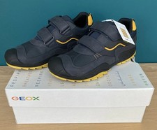 Scarpe da ginnastica nuove con scatola GEOX Respira Savage da ragazzo impermeabili UK 5 EU 38. Prezzo consigliato £55